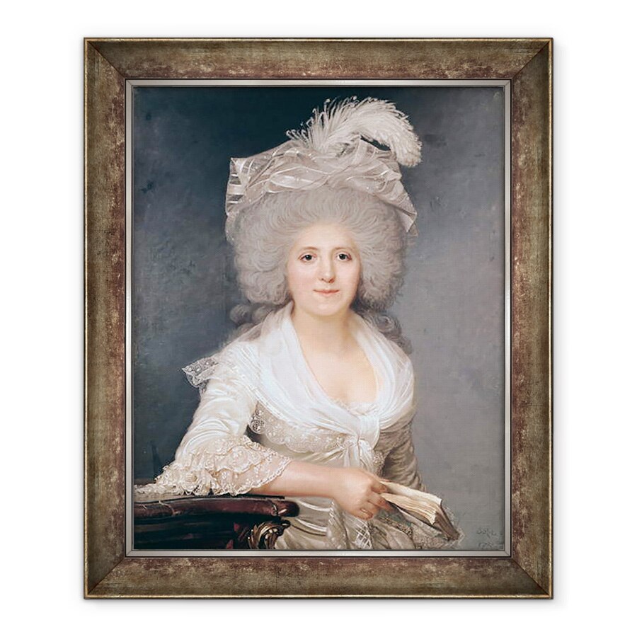 Tablou inramat - Joseph Boze - Portrait of Madame Jeanne-Louise-Henriette Campan 1752-1822 1786, 50 x 60 cm