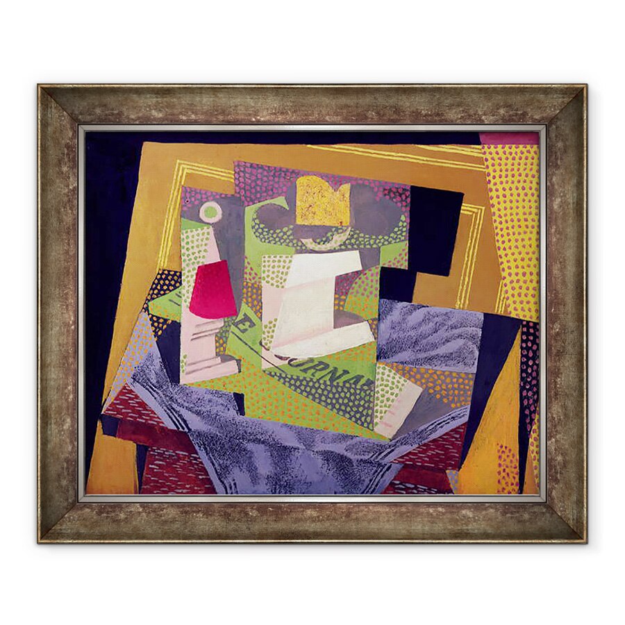 Tablou inramat - Juan Gris - Compozitie pe un tabel, 50 x 60 cm