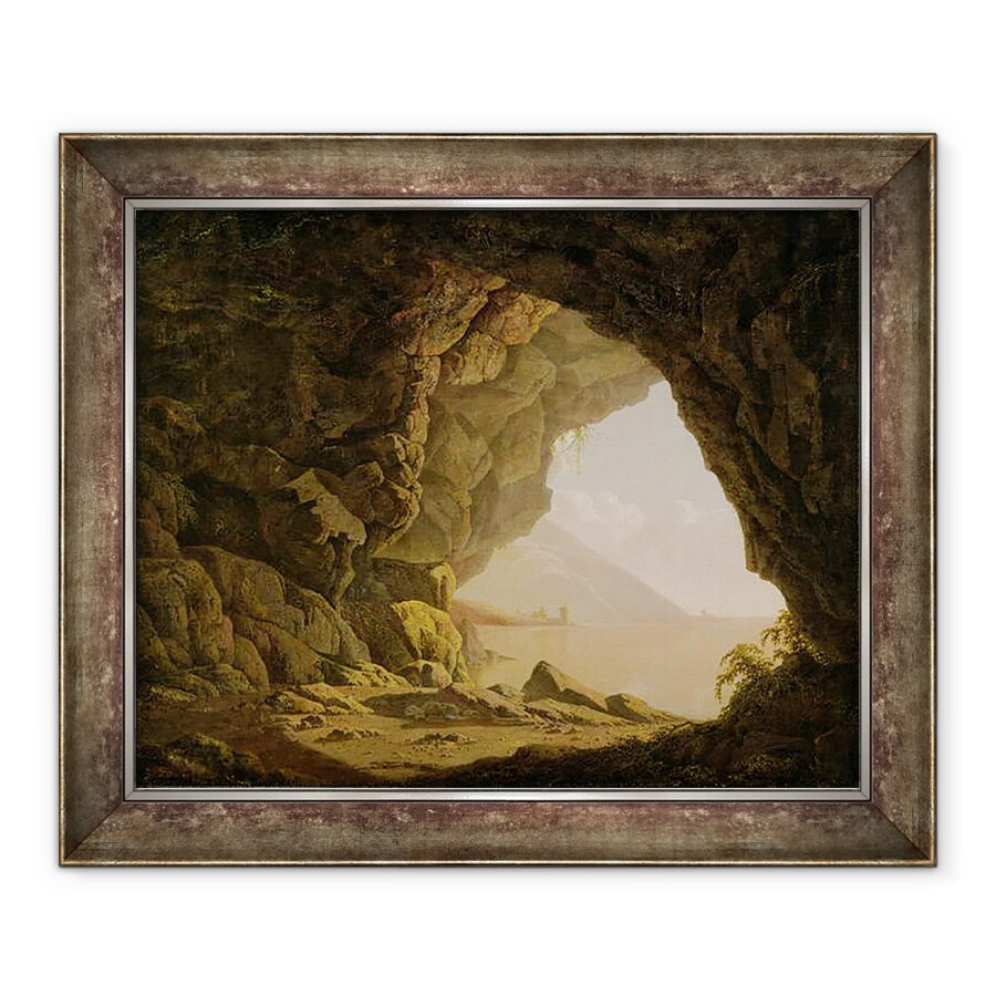 Tablou inramat - Joseph Wright of Derby - Cavern, Langa Napoli, 70 x 85 cm