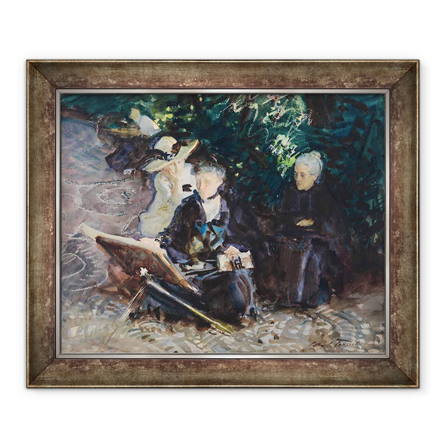 Tablou inramat - John Singer Sargent - in Generalife, 70 x 85 cm