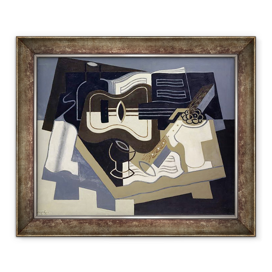 Tablou inramat - Juan Gris - Chitara si Clarinet, 70 x 85 cm