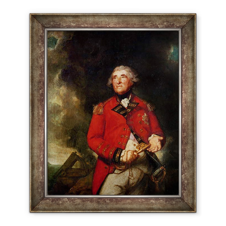 Tablou inramat - Joshua Reynolds - Lord Heathfield 1717-90 guvernator al Gibraltarului in timpul asediului din 1779-83, 70 x 85 cm