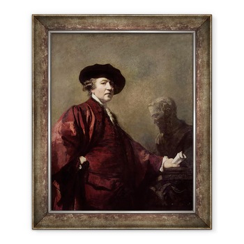Tablou inramat - Joshua Reynolds - Autoportret II, 50 x 60 cm Tablou inramat - Joshua Reynolds - Autoportret II, 50 x 60 cm