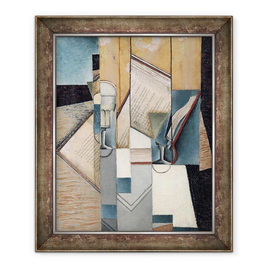 Tablou inramat - Juan Gris - Cartea, 70 x 85 cm