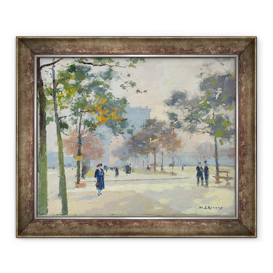 Tablou inramat - Jules Ernest Renoux - Arcul de Triumf in toamna, 70 x 85 cm