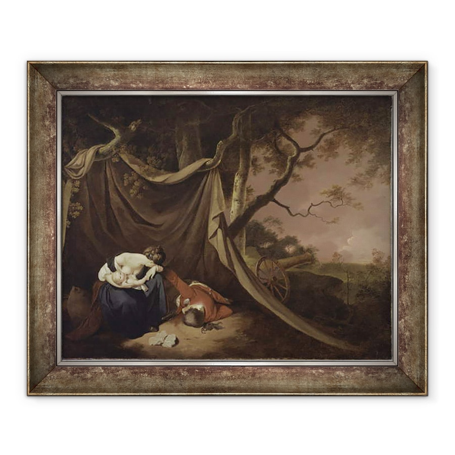 Tablou inramat - Joseph Wright of Derby - Soldatul mort, 70 x 85 cm