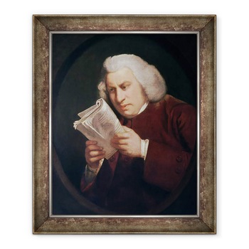 Tablou inramat - Joshua Reynolds - Dr. Samuel Johnson 1709-84 1775, 70 x 85 cm Tablou inramat - Joshua Reynolds - Dr. Samuel Johnson 1709-84 1775, 70 x 85 cm
