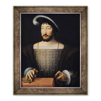 Tablou inramat - Joos van Cleve - François I 1497-1547, 50 x 60 cm Tablou inramat - Joos van Cleve - François I 1497-1547, 50 x 60 cm