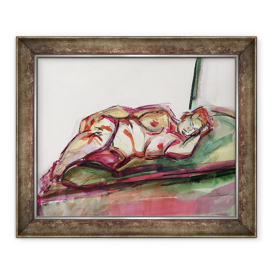 Tablou inramat - Julie Held - Grasime Dormit Nud, 2015, 50 x 60 cm