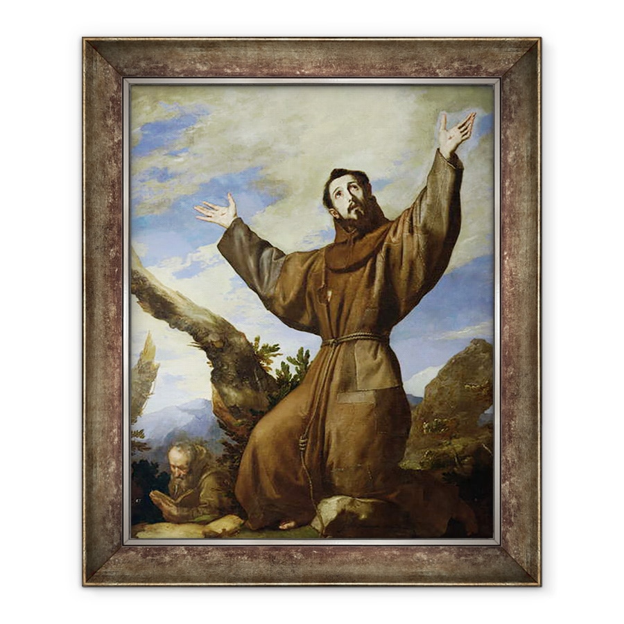 Tablou Inramat Jusepe De Ribera Sfantul Francisc De Assisi C 1182 1220 1642 70 X 85 Cm Emag Ro