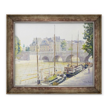 Tablou inramat - Julian Barrow - Pont Neuf, 50 x 60 cm Tablou inramat - Julian Barrow - Pont Neuf, 50 x 60 cm