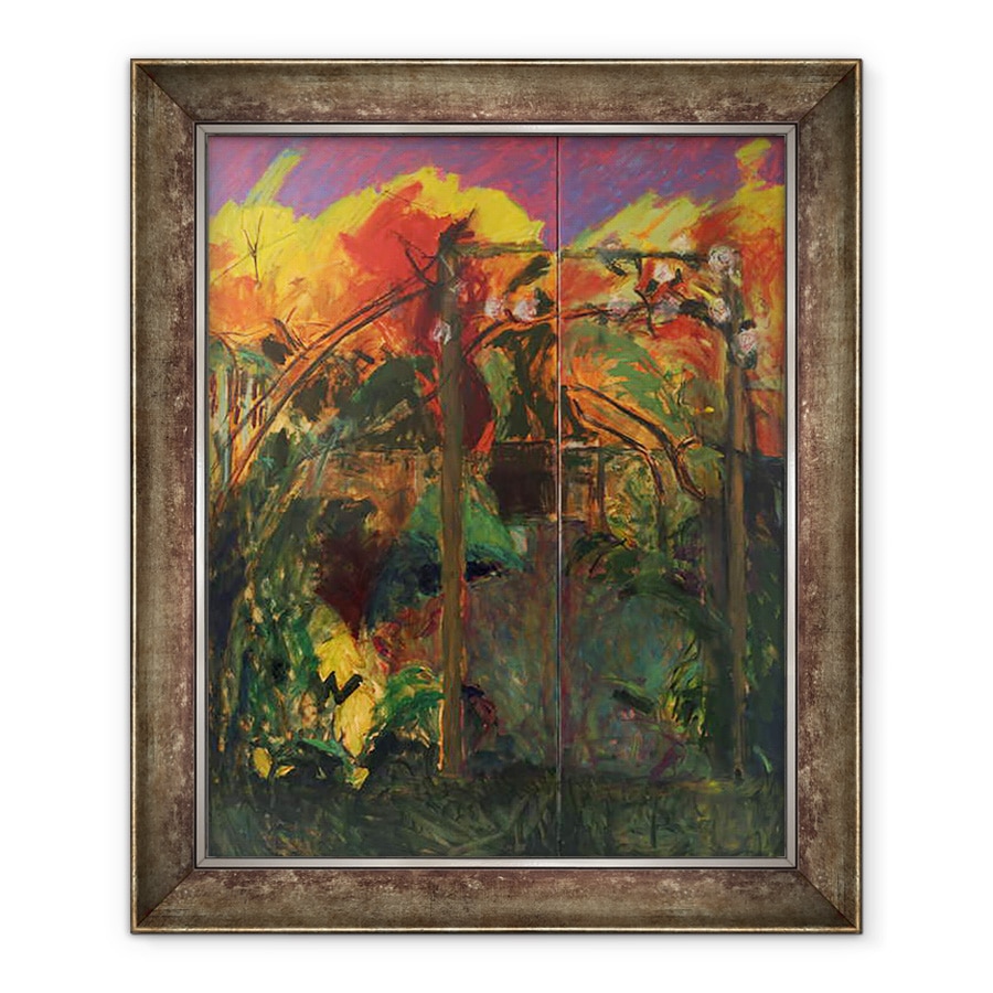 Tablou inramat - Julie Held - Gradina de Toamna, 2012-14, 70 x 85 cm