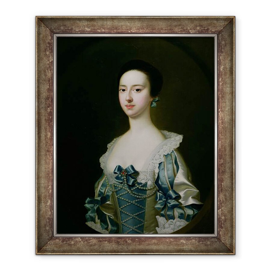 Tablou inramat - Joseph Wright of Derby - Anne Bateman, mai tarziu doamna John Gisbourne, 70 x 85 cm