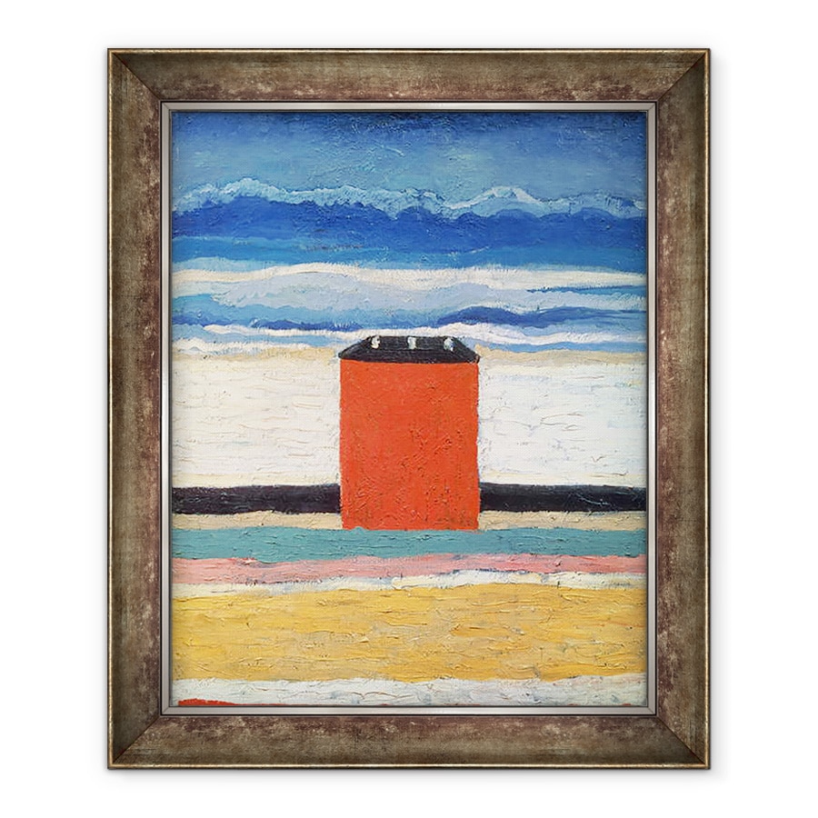 Tablou inramat - Kazimir Severinovich Malevich - Casa Rosie, 70 x 85 cm