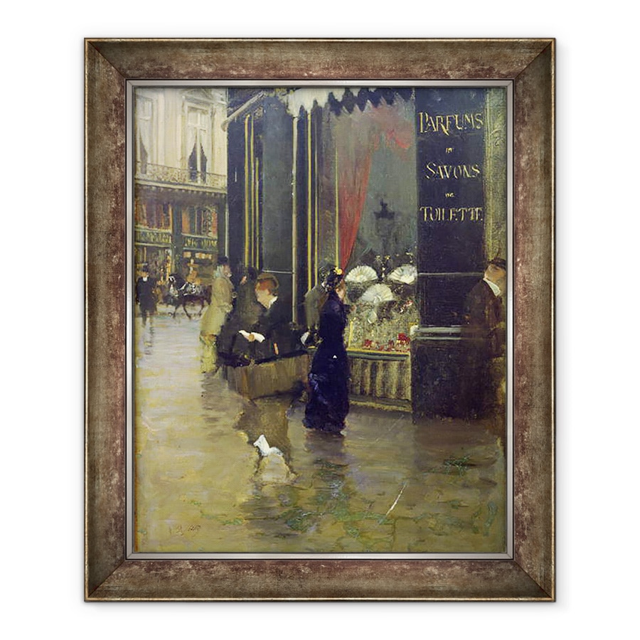 Tablou inramat - Joseph de Nittis - La Parfumerie Violet, 70 x 85 cm