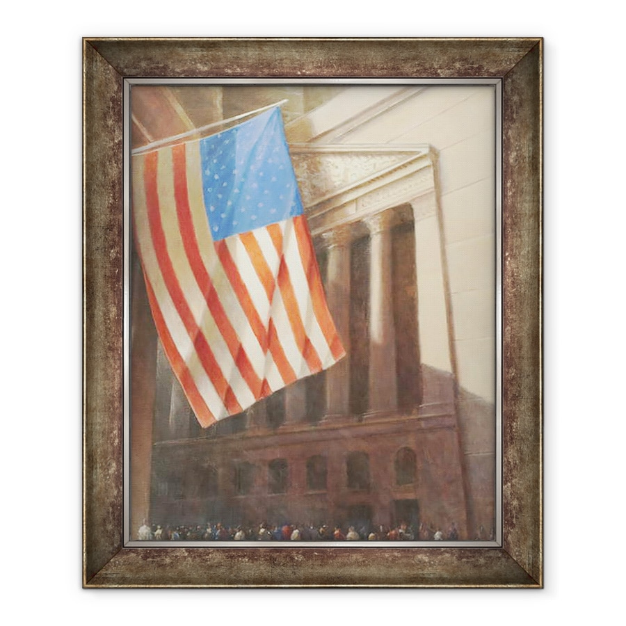 Tablou inramat - Lincoln Seligman - Bursa de Valori New York II, 70 x 85 cm