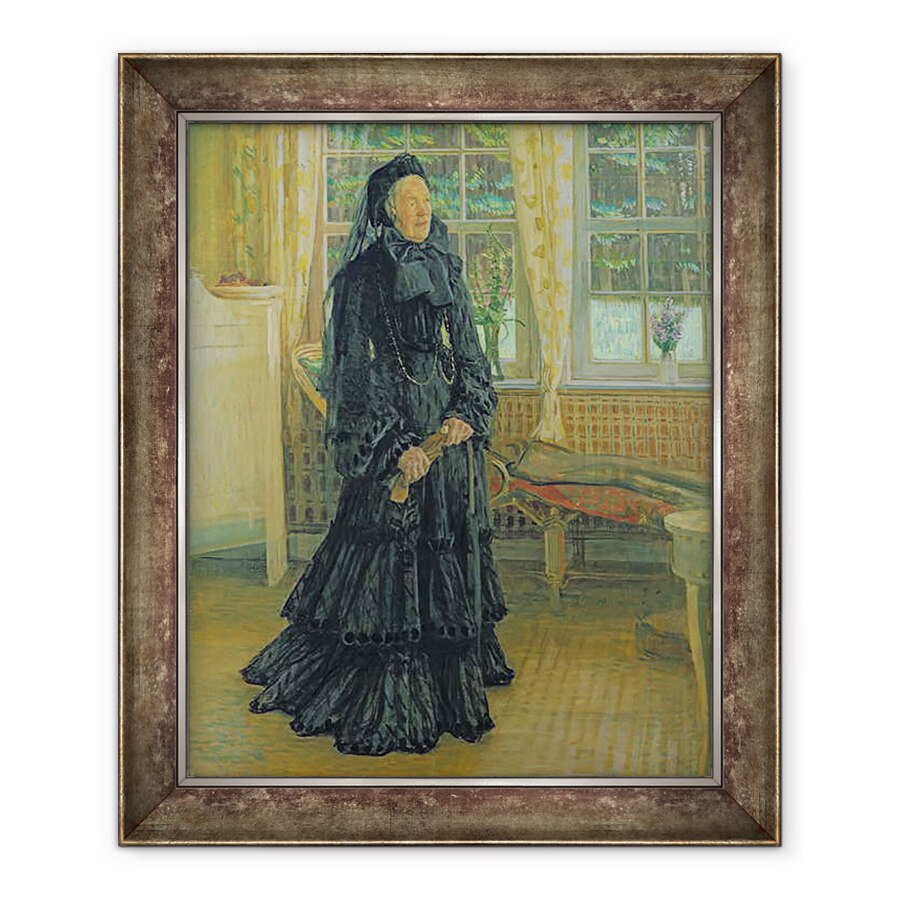 Tablou inramat - Leopold Karl Walter von Kalckreuth - Marie Zacharias 1828-1907 Zi ploioase, 70 x 85 cm