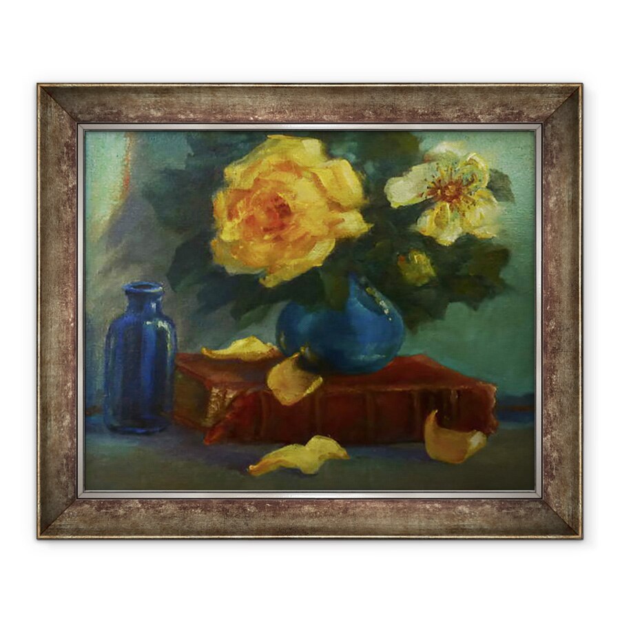 Tablou inramat - Lee Campbell - Trandafiri galbeni, 2020, 70 x 85 cm