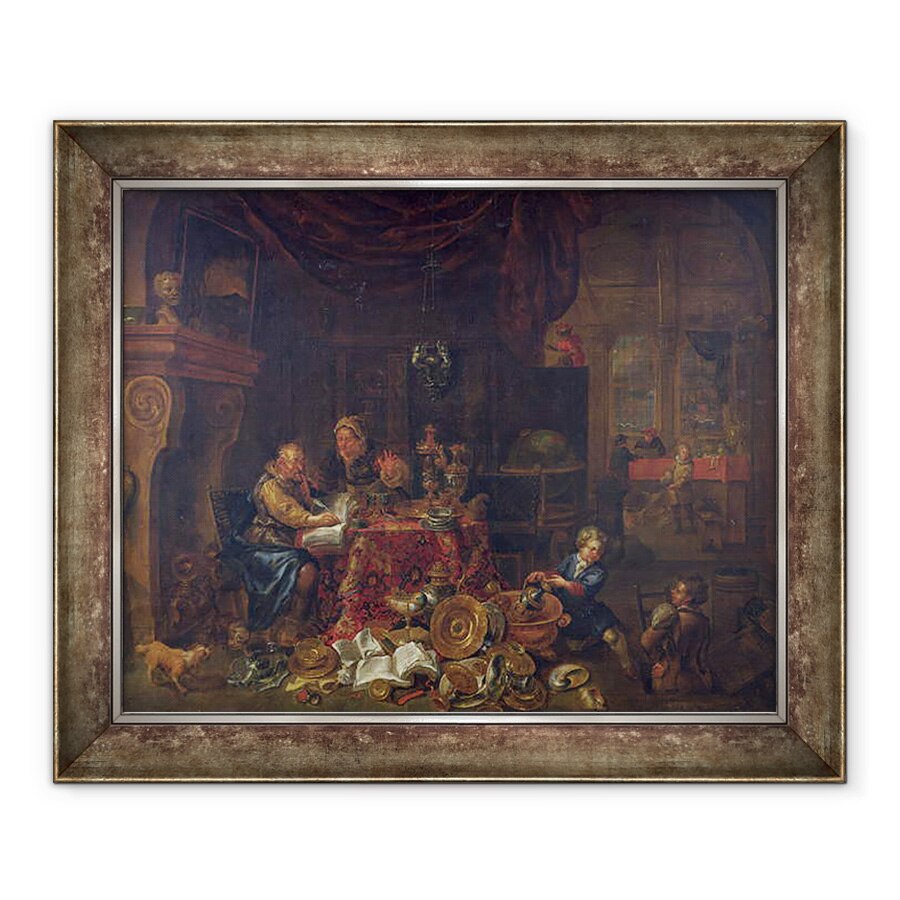 Tablou inramat - Leonard Bramer - Camatarii, 70 x 85 cm