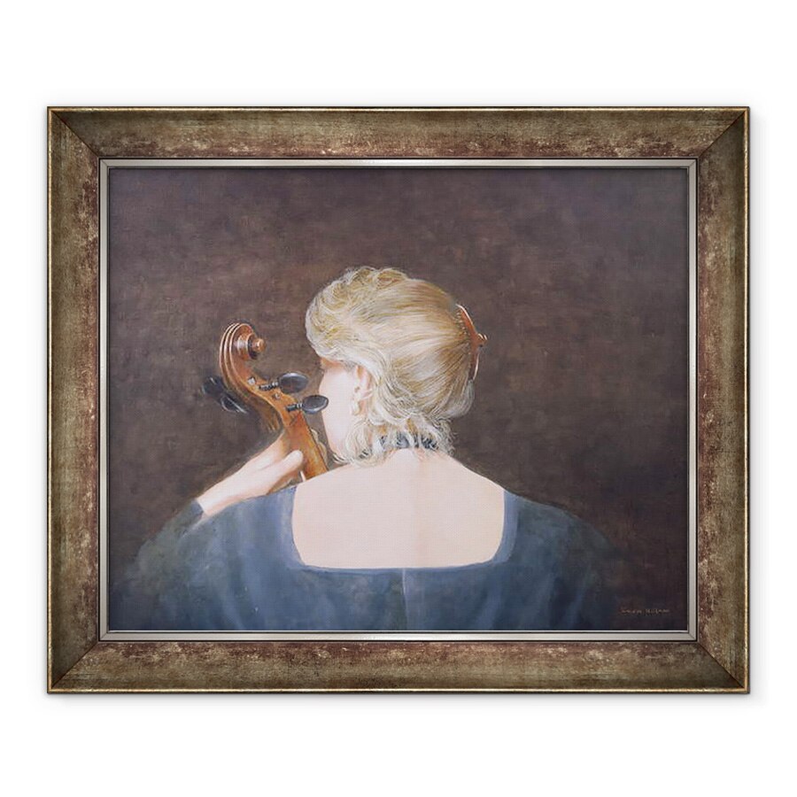 Tablou inramat - Lincoln Seligman - Profesor violoncel, 70 x 85 cm