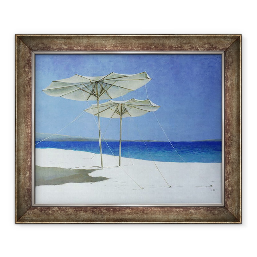 Tablou inramat - Lincoln Seligman - Umbrele, Grecia, 70 x 85 cm