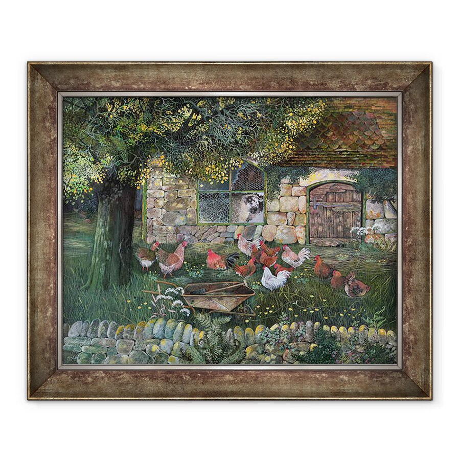 Tablou inramat - Lisa Graa Jensen - Casa de gaini, 70 x 85 cm