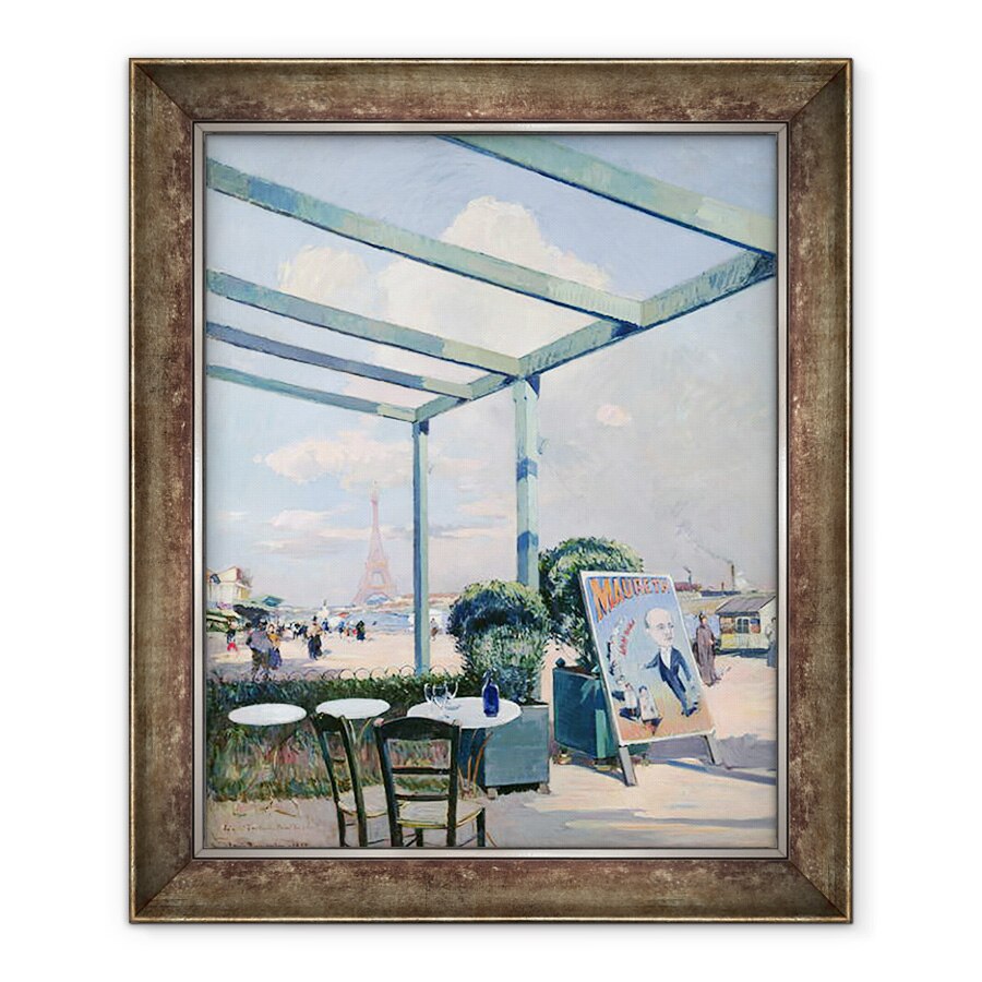 Tablou inramat - Louis Jules Dumoulin - Raul de la Auteuil la Le Point du Jour, 70 x 85 cm