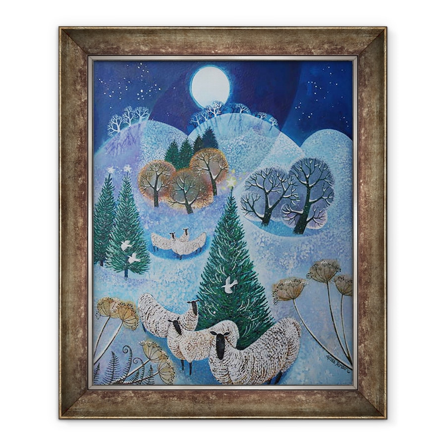 Tablou inramat - Lisa Graa Jensen - Brad de Craciun, 2017, 70 x 85 cm