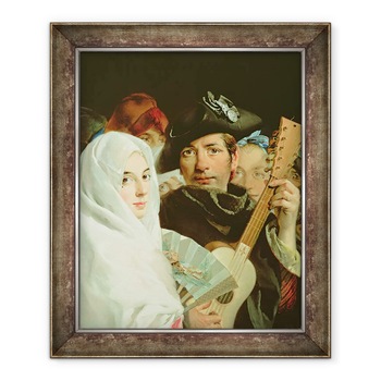 Tablou inramat - Lorenzo Baldissera Tiepolo - Un cuplu elegant din Madrid, 70 x 85 cm Tablou inramat - Lorenzo Baldissera Tiepolo - Un cuplu elegant din Madrid, 70 x 85 cm