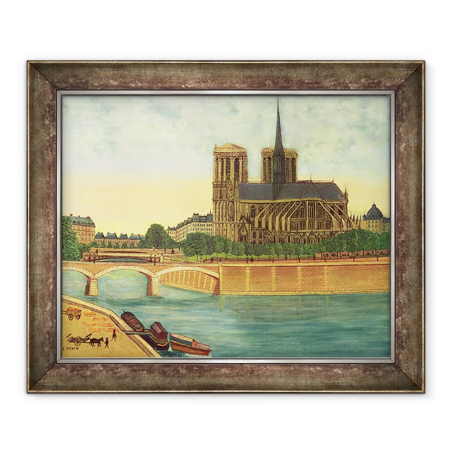 Tablou inramat - Louis Vivin - Notre-Dame vedere a absidei c.1933, 70 x 85 cm