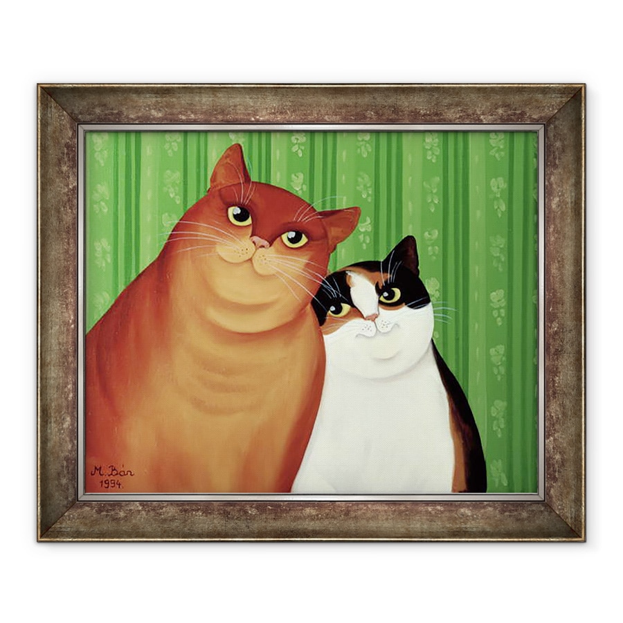 Tablou inramat - Magdolna Ban - Moggies, 70 x 85 cm