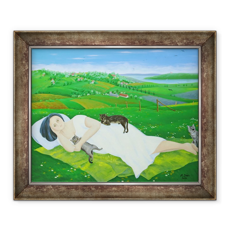 Tablou inramat - Magdolna Ban - Acasa in sfarsit, 70 x 85 cm