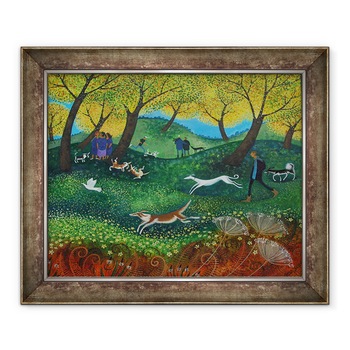 Tablou inramat - Lisa Graa Jensen - Pals Doggie, 2012, 70 x 85 cm Tablou inramat - Lisa Graa Jensen - Pals Doggie, 2012, 70 x 85 cm