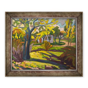 Tablou inramat - Marta Martonfi-Benke - 4222 Toamna pe strada noastra, 70 x 85 cm Tablou inramat - Marta Martonfi-Benke - 4222 Toamna pe strada noastra, 70 x 85 cm