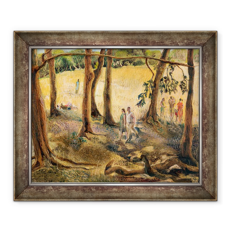 Tablou inramat - Mary Kuper - Sub copaci, 70 x 85 cm