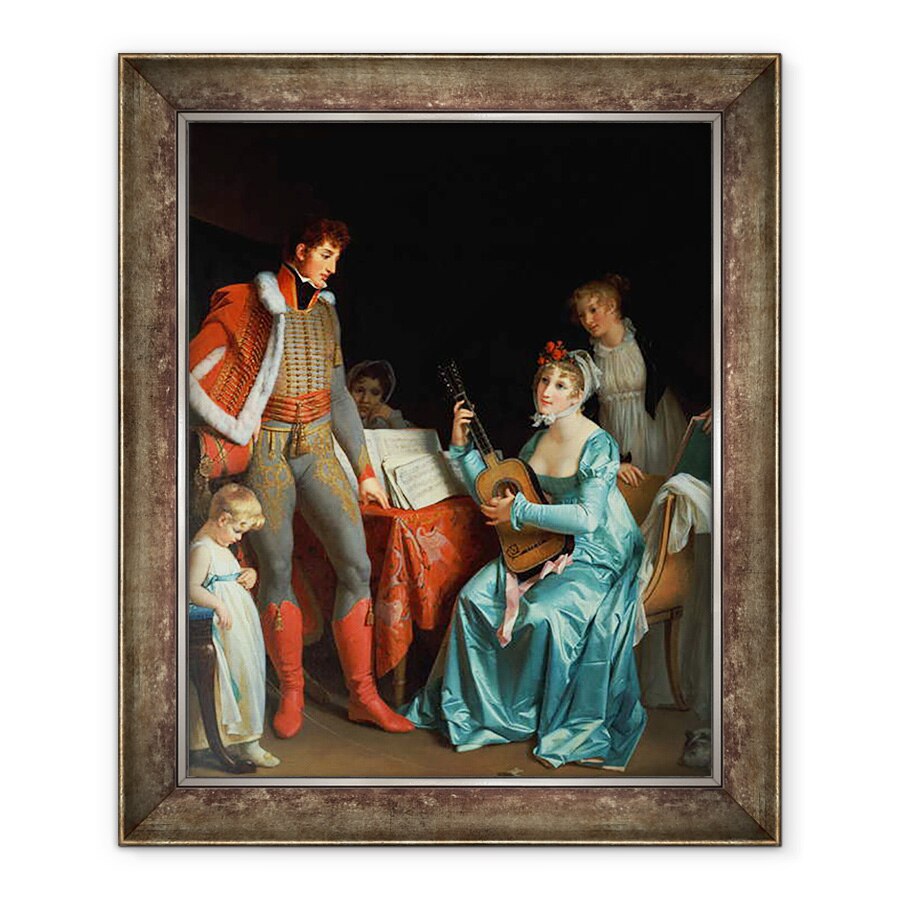 Tablou inramat - Marguerite Gerard - La Ducesa Abrantes et le General Junot, 70 x 85 cm