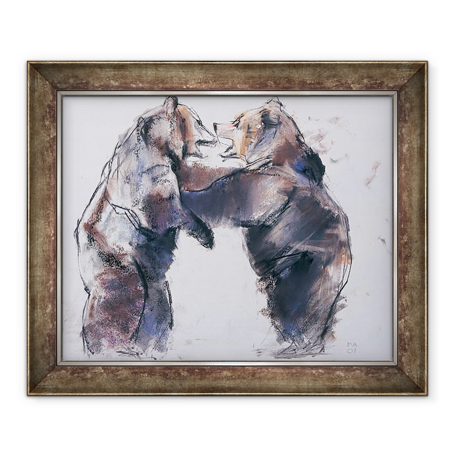 Tablou inramat - Mark Adlington - Playfight, 70 x 85 cm