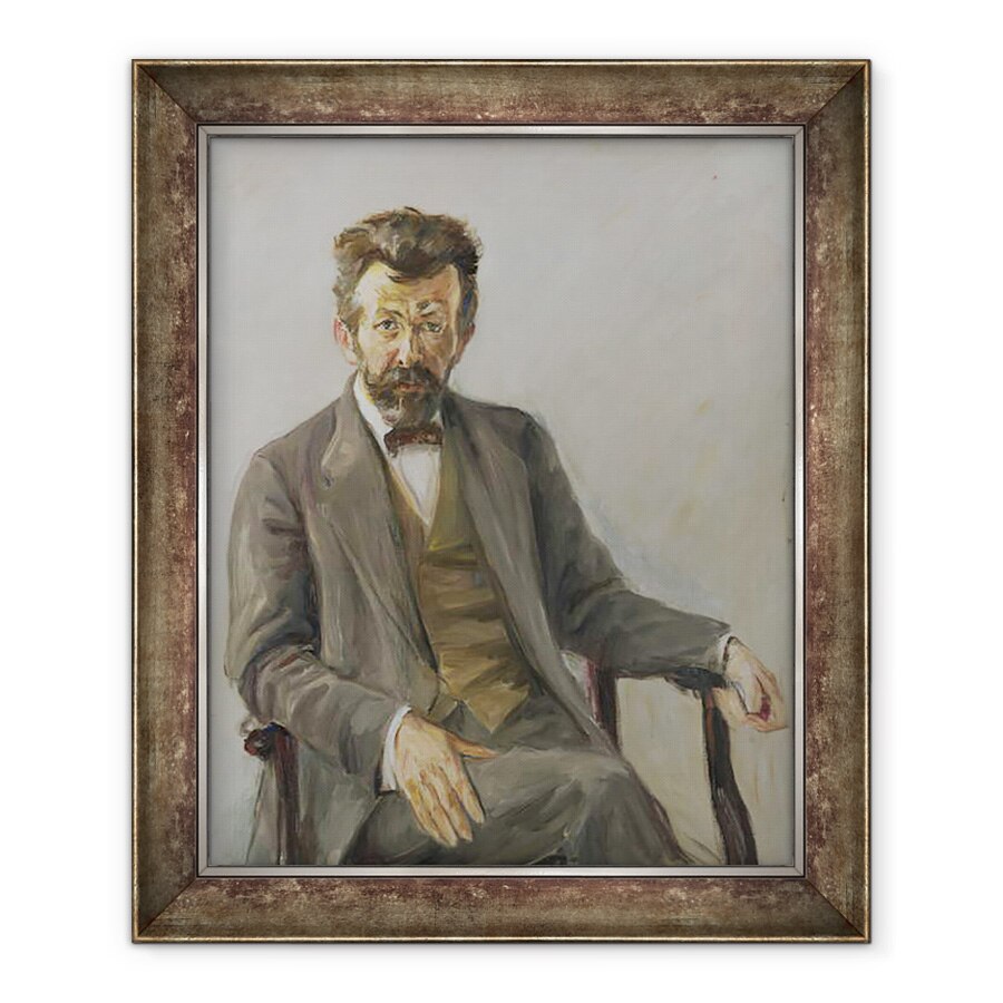 Tablou inramat - Max Liebermann - Poetul Richard Dehmel 1863-1920, 70 x 85 cm