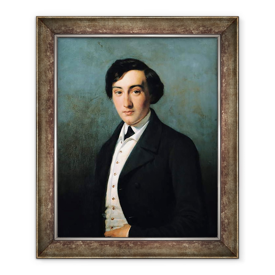 Tablou inramat - Louise Adelaide Desnos - Portret De Lucien Petipa 1815-98 1849, 70 x 85 cm