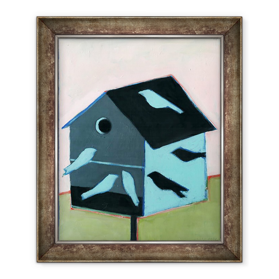 Tablou inramat - Megan Moore - Birdhouse pentru Randunici, 70 x 85 cm
