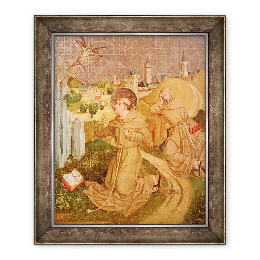 Tablou inramat - Master Z. R. - Sfantul Francisc Primirea Stigmatelor, 70 x 85 cm