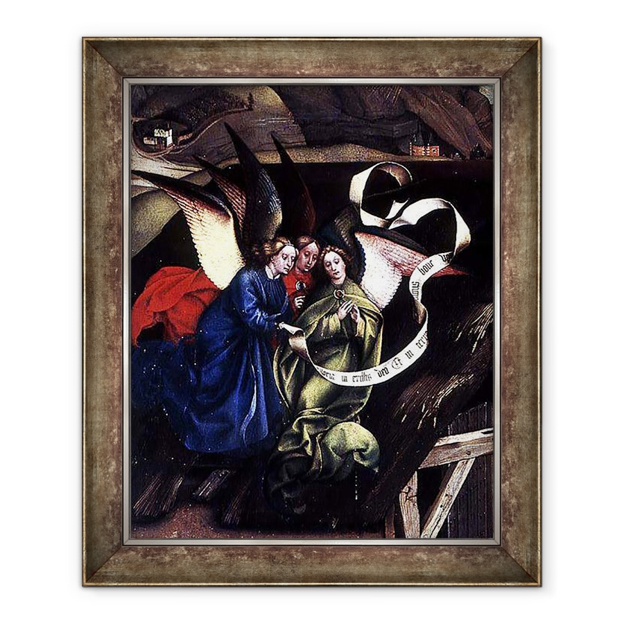 Tablou inramat - Master of Flemalle - Nasterea Domnului II, 70 x 85 cm