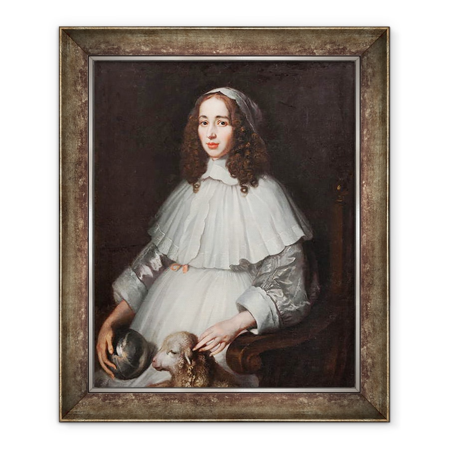 Tablou inramat - Mattaus Merian the Younger - Anna Margareta von Haugwitz c.1650, 70 x 85 cm