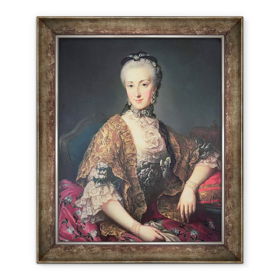 Tablou inramat - Martin II Mytens - Arhiducesa Maria Anna Habsburg-Lothringen, numita Marianne 1738-89, 70 x 85 cm
