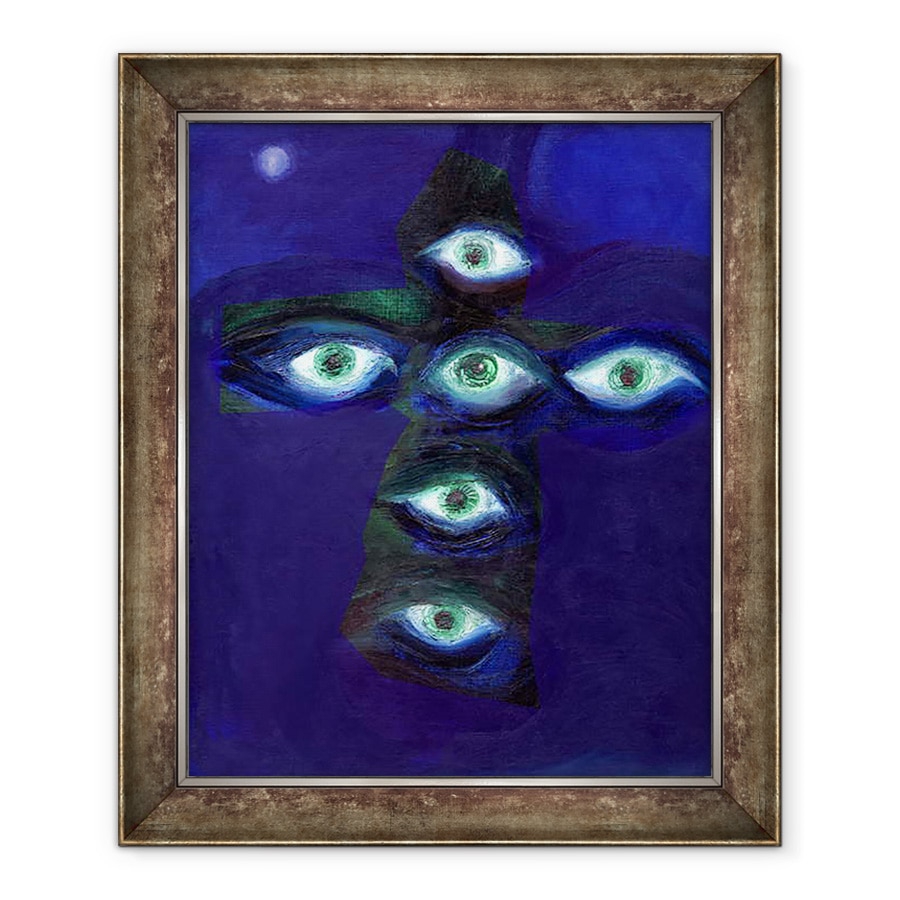 Tablou inramat - Nancy Moniz Charalambous - Ei au ochi si nu vor vedea, 2015, 70 x 85 cm