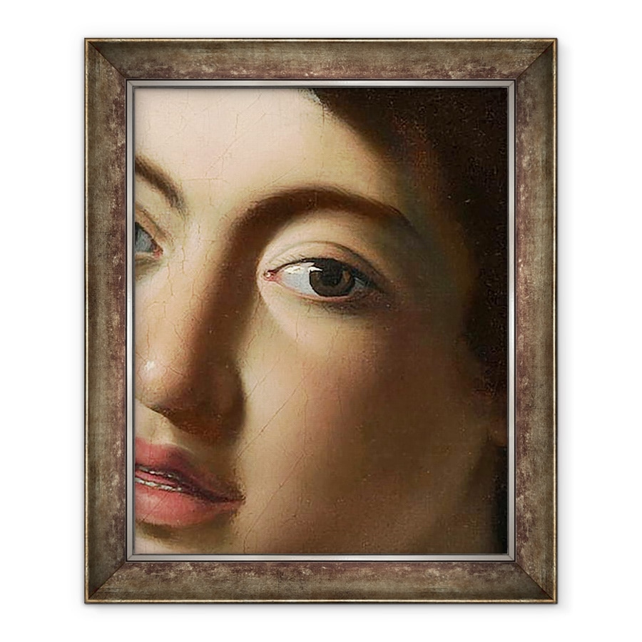 Tablou inramat - Michelangelo Merisi da Caravaggio - Jucatorul lauta, c.1595, 70 x 85 cm