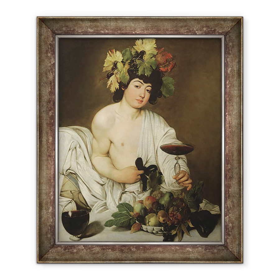 Tablou inramat - Michelangelo Merisi da Caravaggio - Tanarul Bacchus, 70 x 85 cm