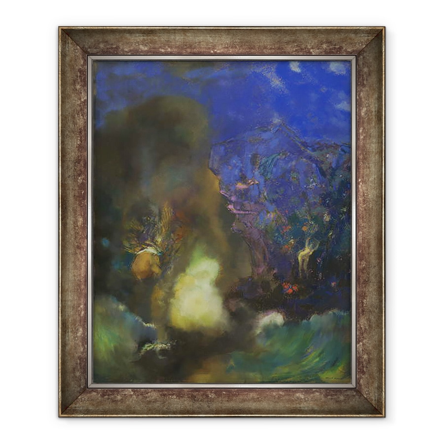 Tablou inramat - Odilon Redon - Roger si Angelica, 70 x 85 cm