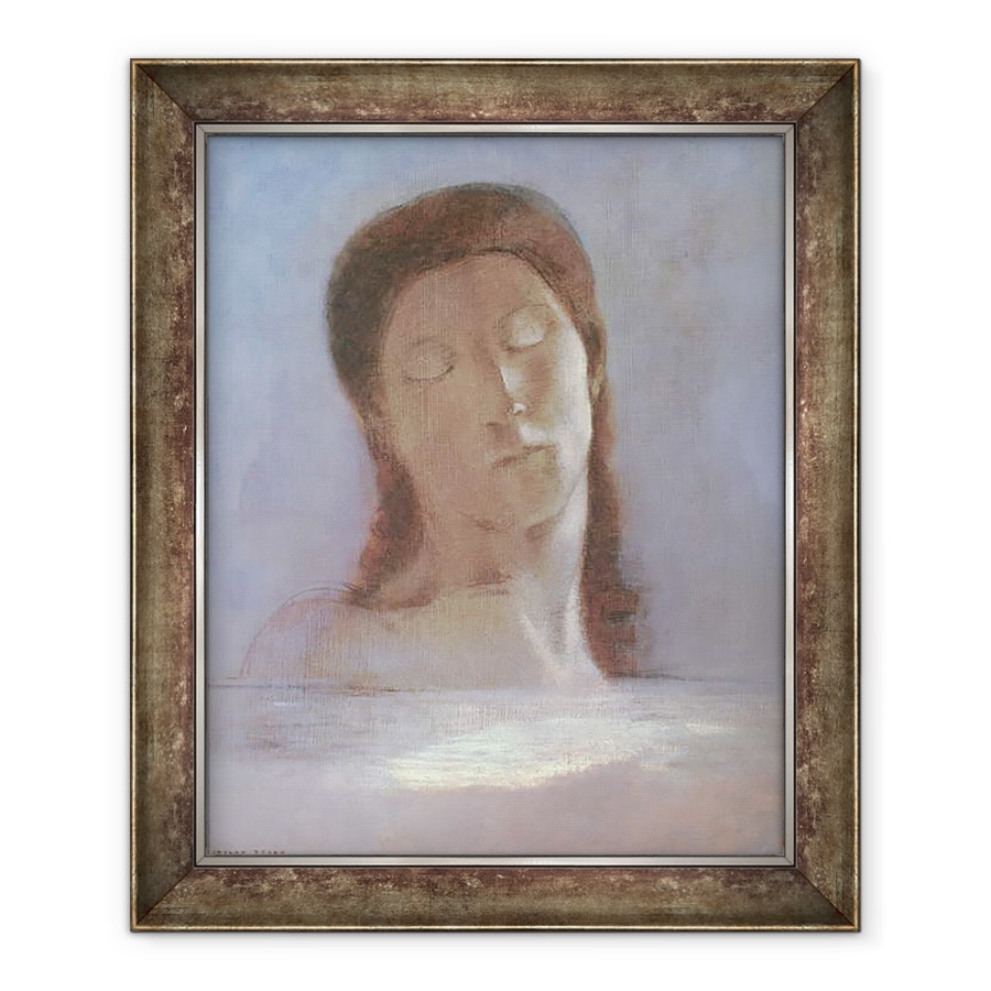 Tablou inramat - Odilon Redon - Ochii inchisi, 70 x 85 cm