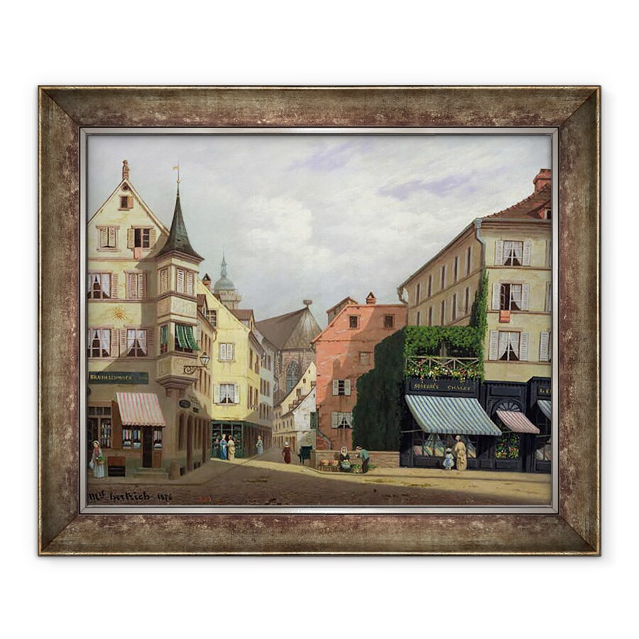 Tablou inramat - Michel Hertrich - Maison Mathieu, Grand-Rue, Colmar, 70 x 85 cm